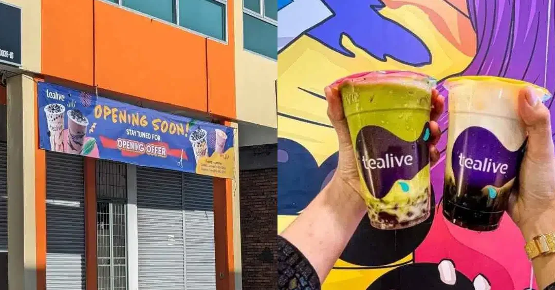 kedai teh terbaik tealive di kampung tekek