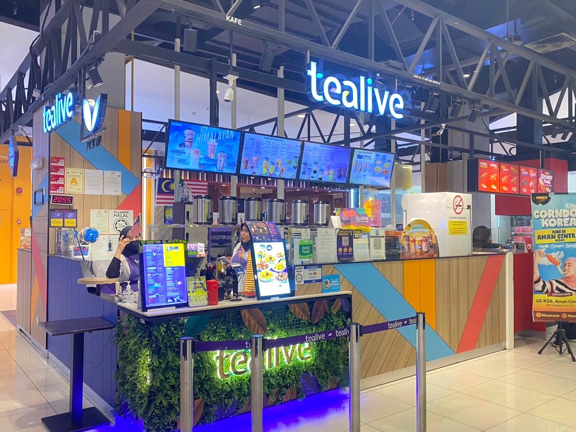 tealive aman central mall