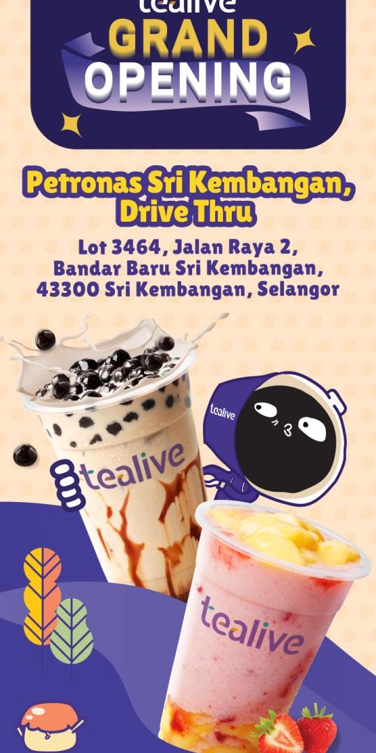 tealive drive thru petronas seri kembangan