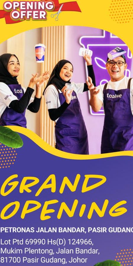 tealive petronas jalan bandar pasir gudang johor