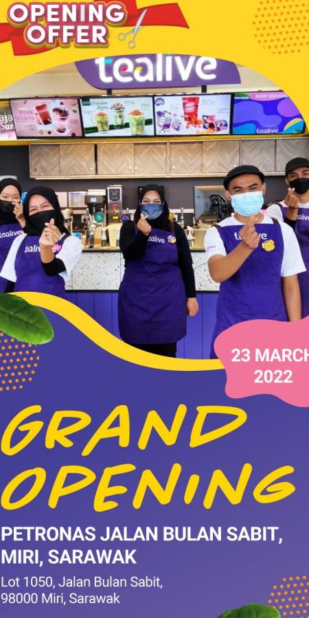 tealive petronas jalan bulan sabit miri sarawak