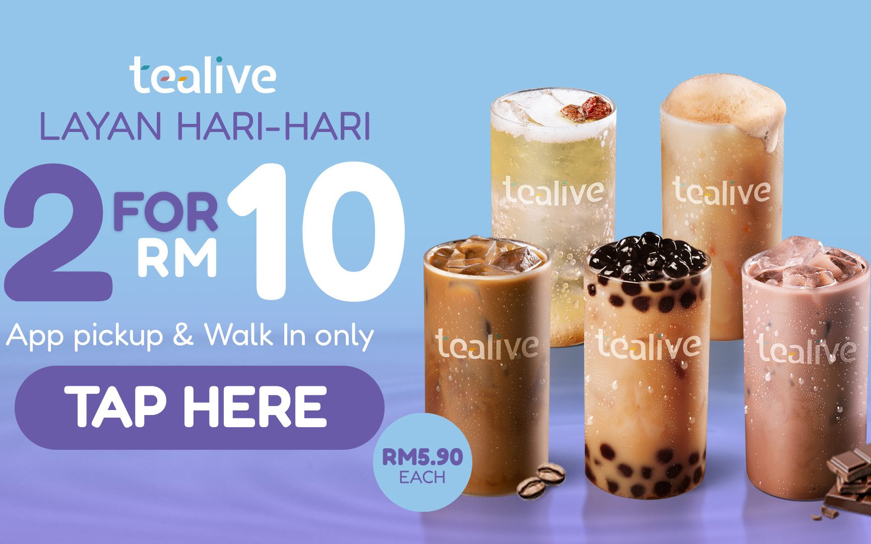 tempat terbaik membeli teh di tealive di tanjung sepat 1